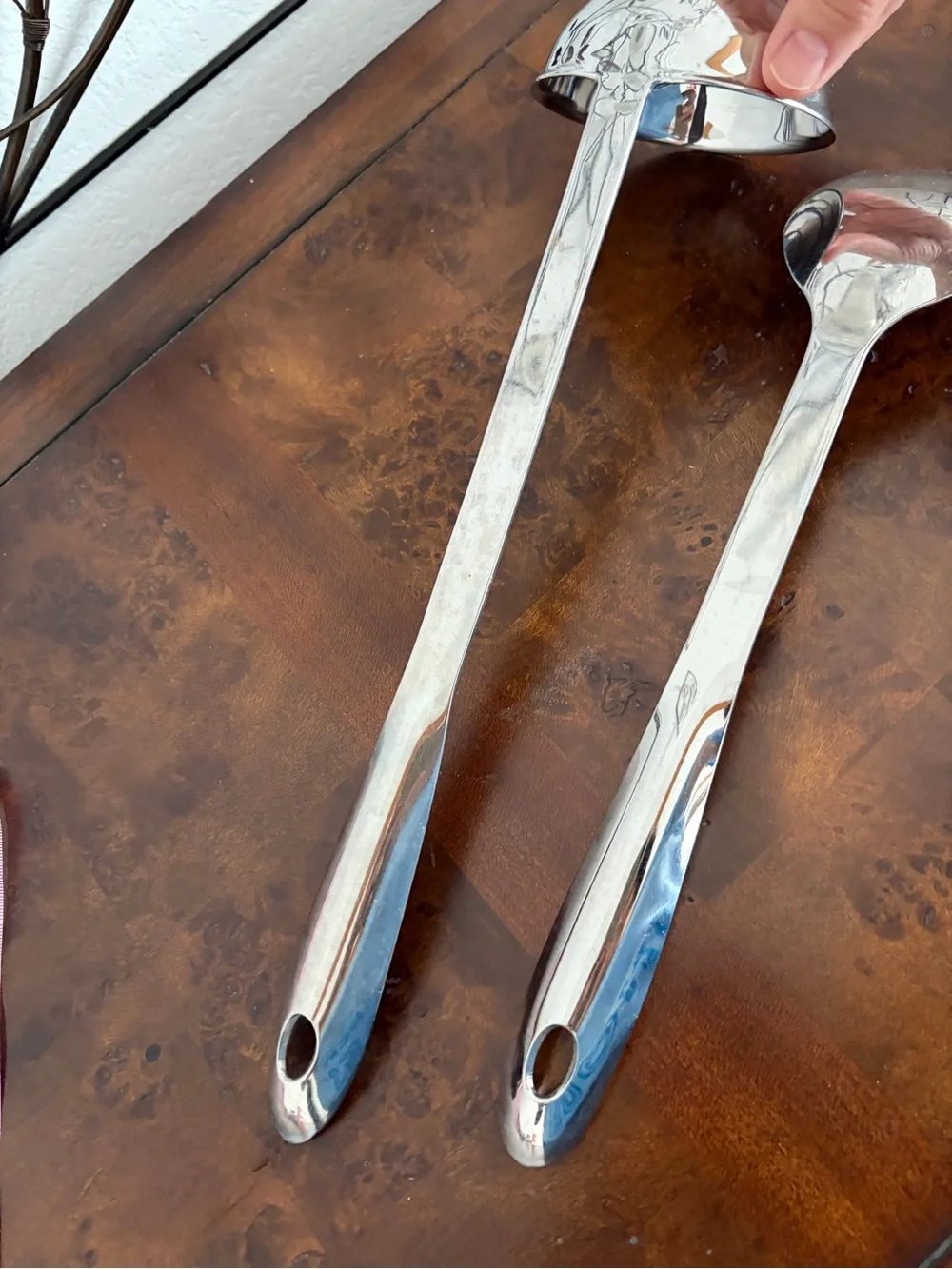 All Clad Stainless Steel Serving Spoon and Ladle